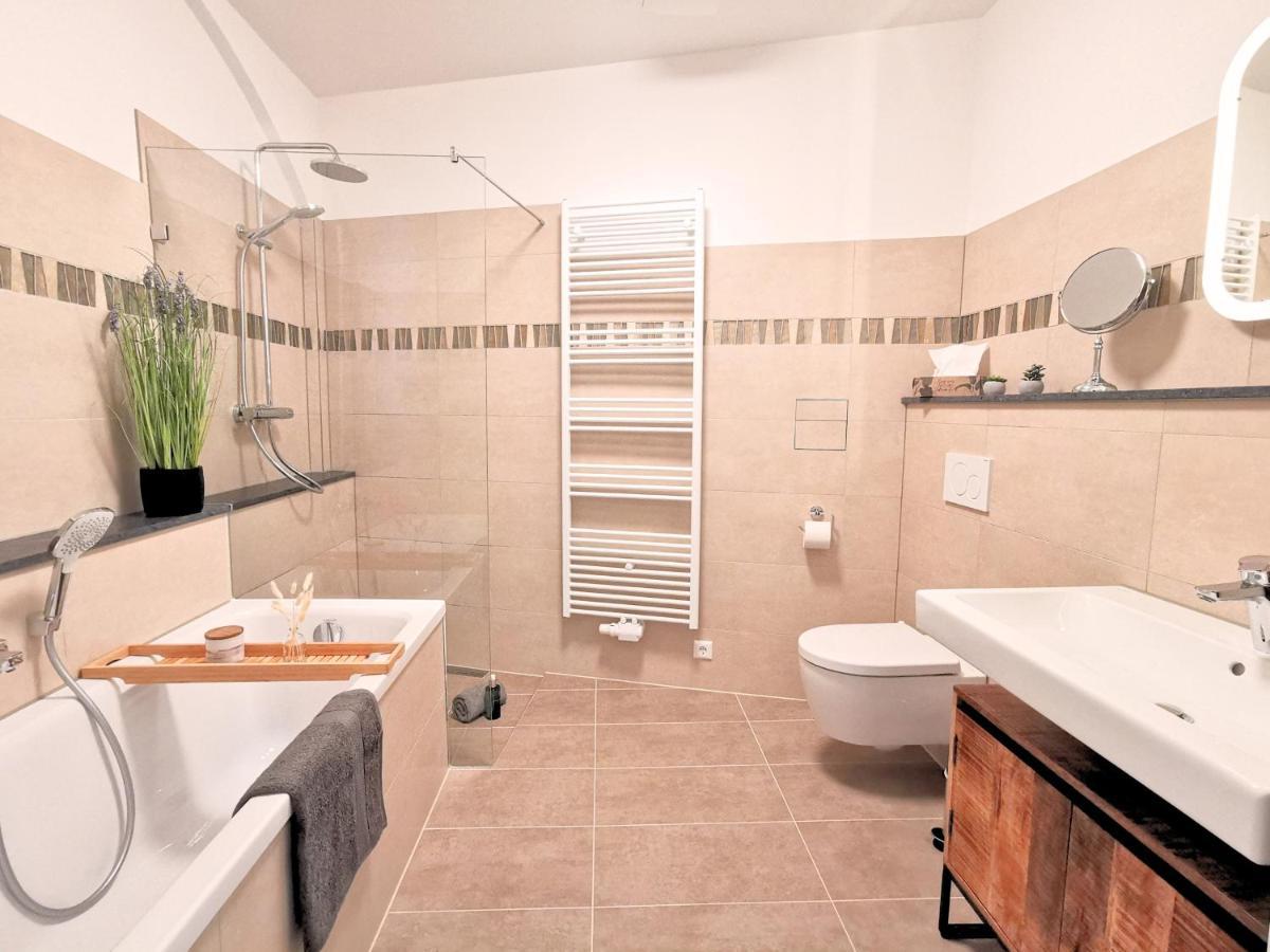 Fynbos Apartments Deluxe, Balkon, Historisch, Parkplatz Meißen Eksteriør billede
