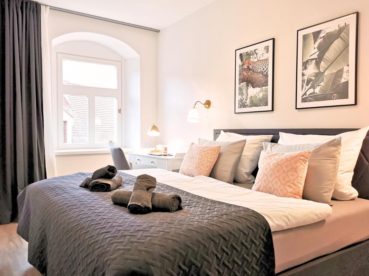 Fynbos Apartments Deluxe, Balkon, Historisch, Parkplatz Meißen Eksteriør billede