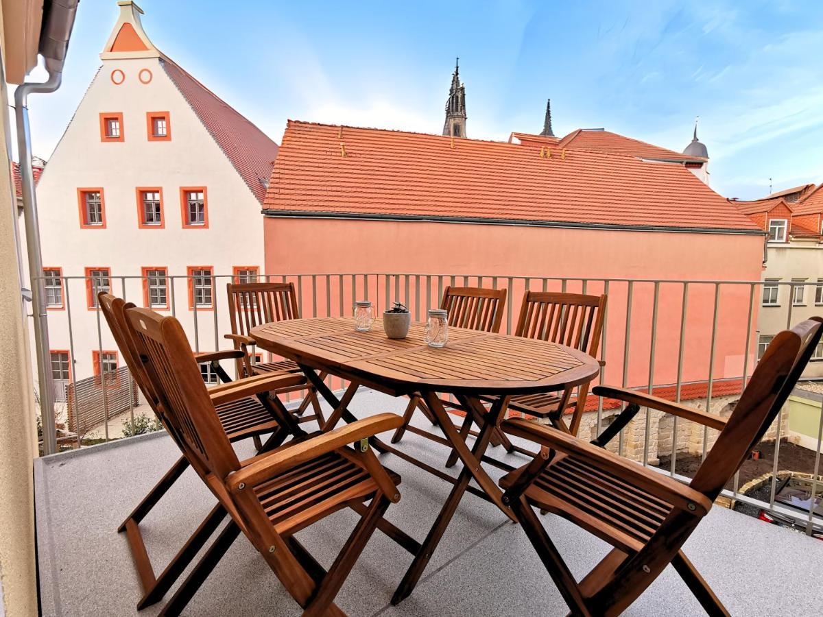 Fynbos Apartments Deluxe, Balkon, Historisch, Parkplatz Meißen Eksteriør billede